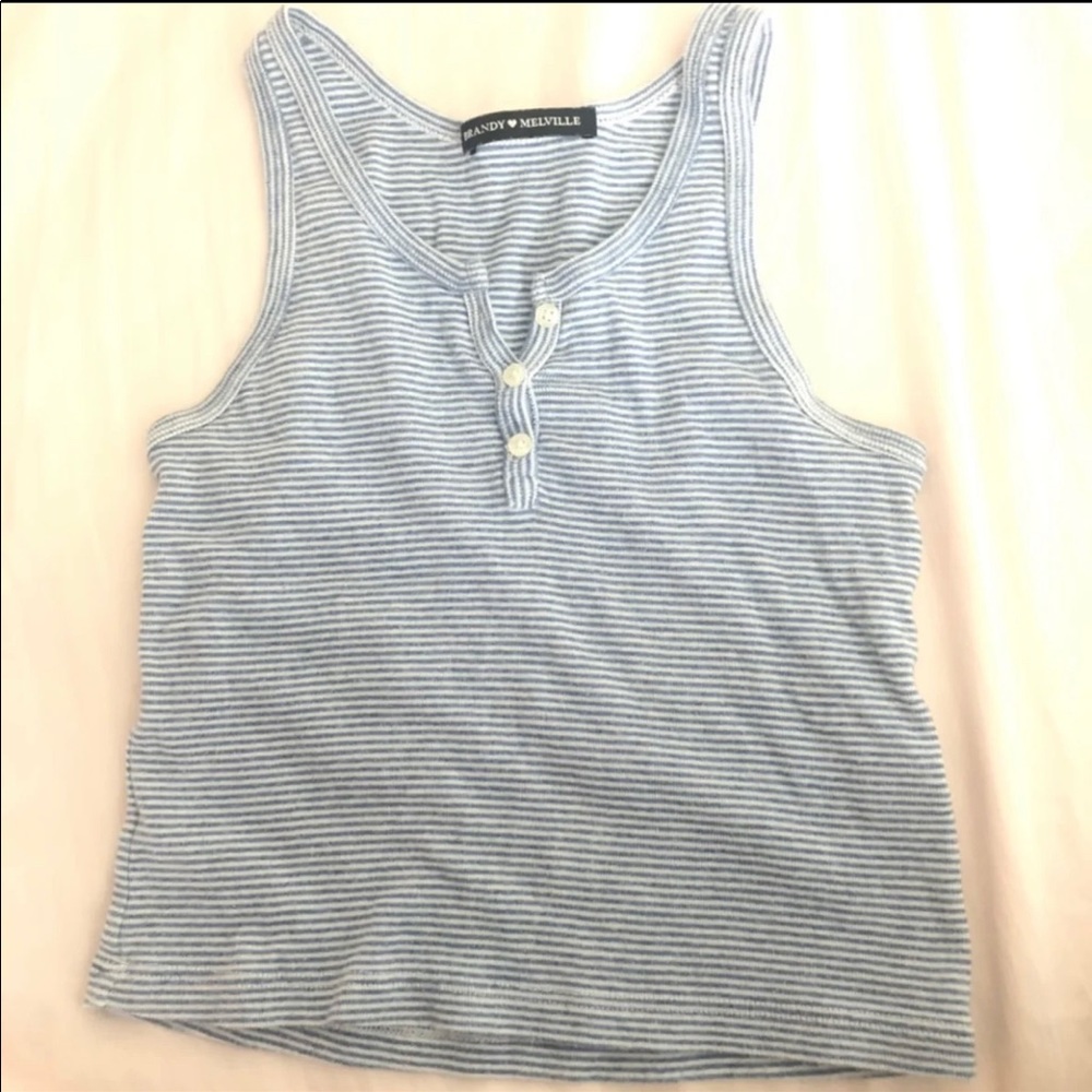 brandy melville striped tank